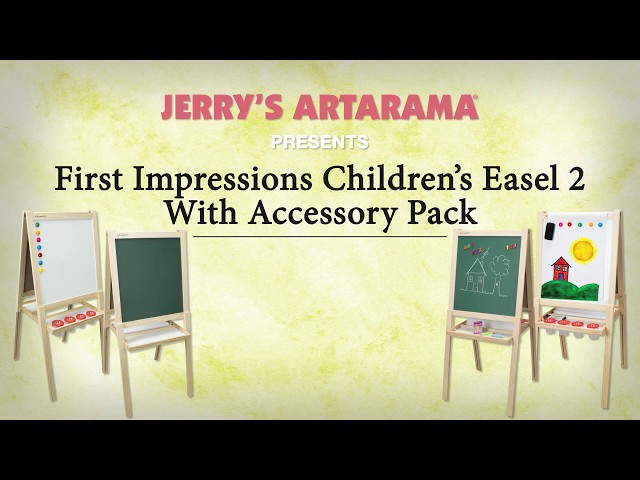 Product Demo - First Impressions Children's Easel 2 with Accessories