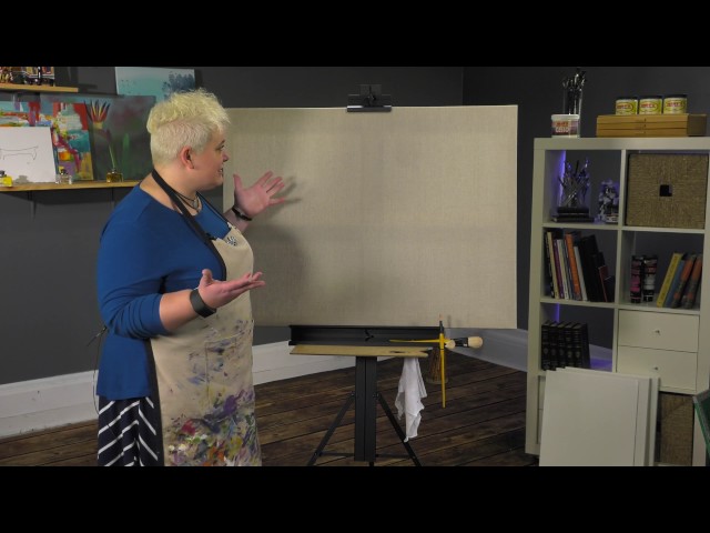 SoHo Aluminum Studio Easel Demonstration