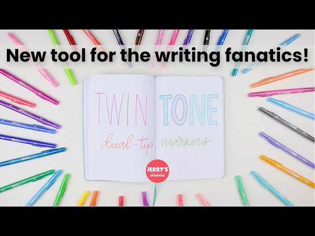 Tombow Twintone Dual Tip Marker Sets – K. A. Artist Shop