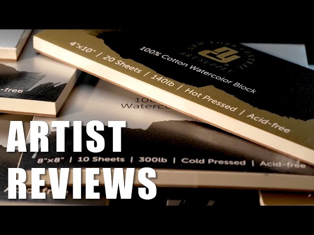 Artist Reviews - New York Central® 100% Cotton Watercolor Paper