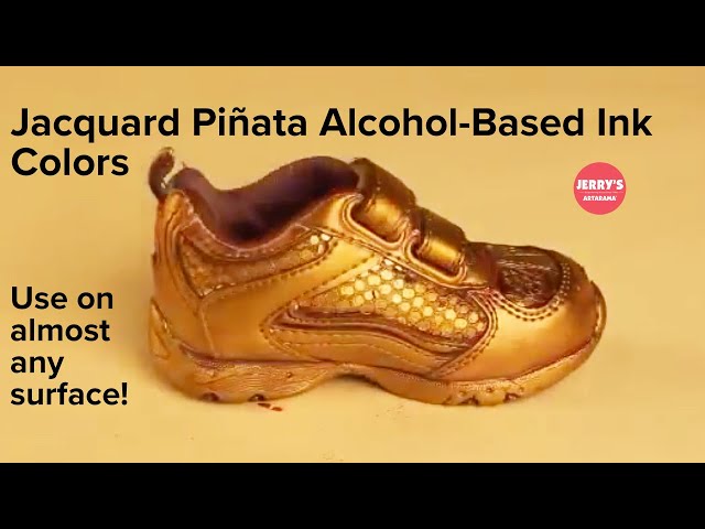 Jacquard Metallic Pinata Colors - Alcohol- Based Inks Instructional Video