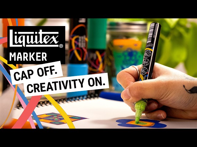 Cap Off and Creativity On with Liquitex Acrylic Markers. https://www.jerrysartarama.com/liquitex-acrylic-paint-markers Cap Off. Creativity On. Multi-Surface Markers for All Liquitex Markers are built for the rule breake…
