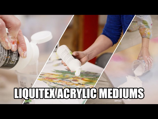 Push Your Creativity Further with Liquitex Mediums. Prep. Paint. Finish. Push your creativity further with Liquitex Mediums. From gessoes and fluid mediums to gels, pastes, effects, additives, and varnishes, each one is…