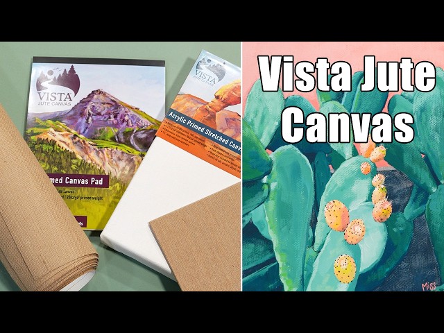 Vista Jute Canvas, Panels and Rolls