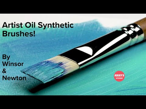 What's a good professional synthetic brush? Winsor & Newton Artist Oil Synthetic Brushes!
