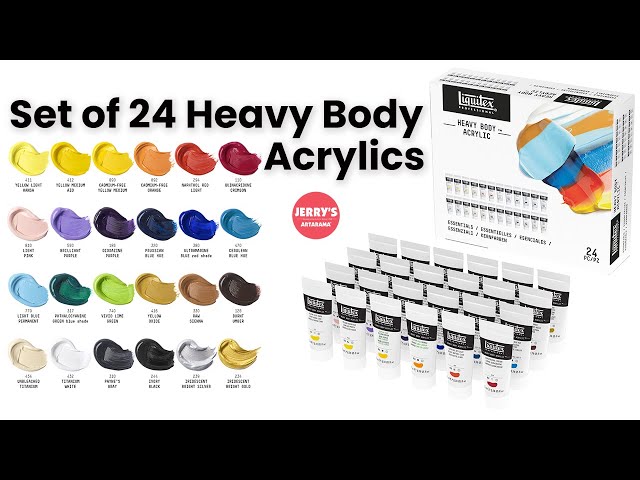 Liquitex Professional Heavy Body Acrylic Set of 24