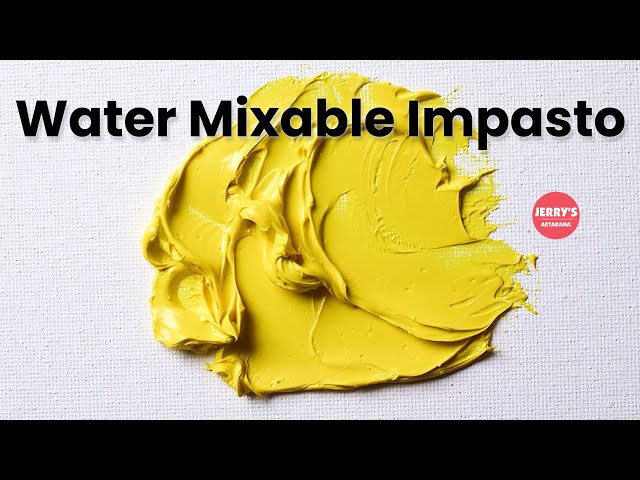 See Water Mixable Impasto Medium in action!