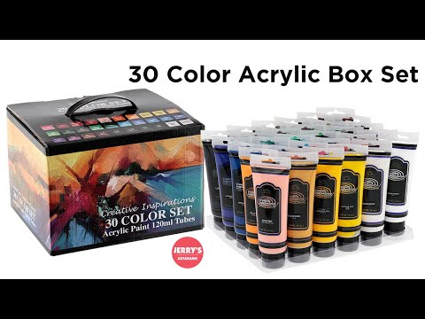 Best Value Acrylic Set - 30 Color Acrylic Box Set by Creative Inspirations
