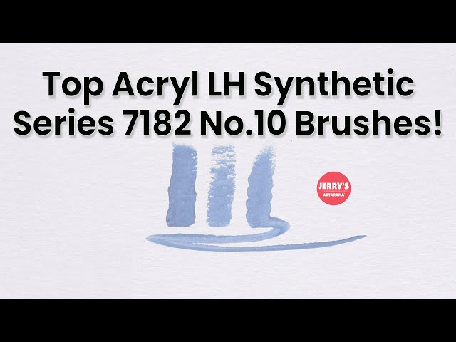 da Vinci Top Acryl Long-Handle Synthetic Brushes - The Ultimate in Synthetic Brushes!