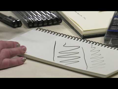 Creative Mark Super Black Permanent Fineliner Pen Sets - Visual Commerce #1