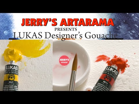 Why isn't LUKAS Studio Art & Designers Gouache transparent?