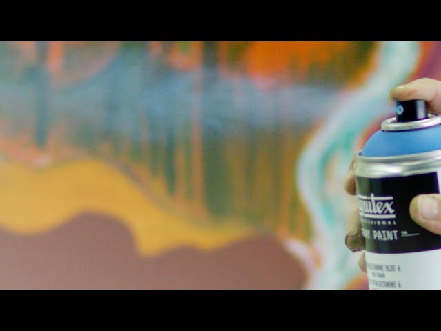 How to use Liquitex Professional Spray Paint with Shara Hughes