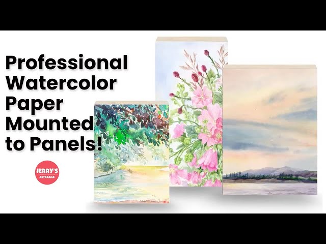 Professional Watercolor Paper Mounted to Panels - New York Central