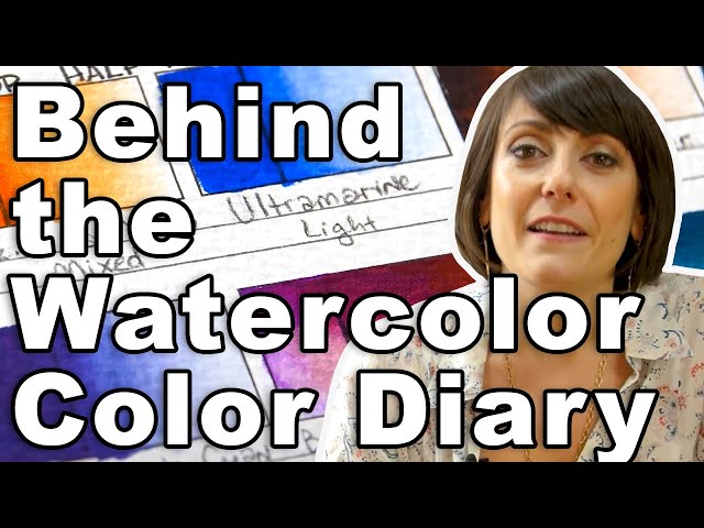 Watercolor & Multimedia Painter's Color Diary Pad