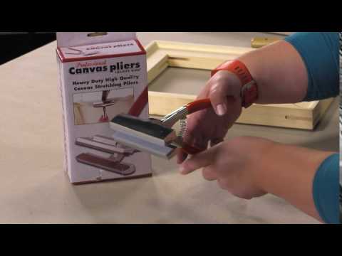 Falling In Art Canvas Pliers & Staple Remover Kit - Heavy Duty Stretcher Pliers With 3-in-1 Staple Gun