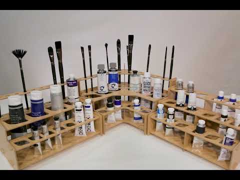 Artist Paint & Brush Storage, MEZZO Racks!