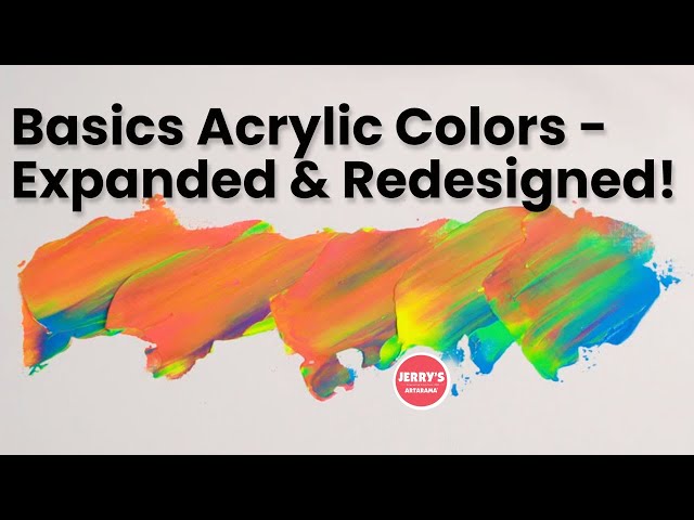 Liquitex Basics Acrylic Colors - Expanded and Redesigned