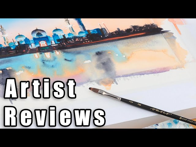 Artist Reviews - New York Central® Oasis Synthetic Premium Brushes