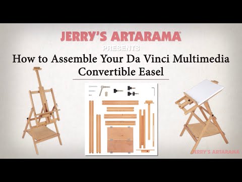 Assembly Instructions for your Da Vinci Multimedia Multi-Angle Convertible Easel