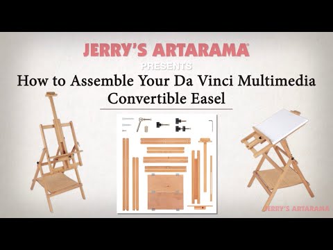 Assembly Instructions for your Da Vinci Multimedia Multi-Angle Convertible Easel