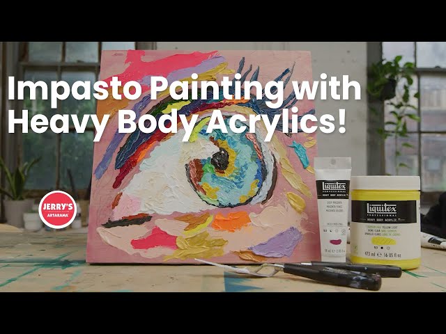 Impasto Technique Tutorial with Heavy Body Acrylics