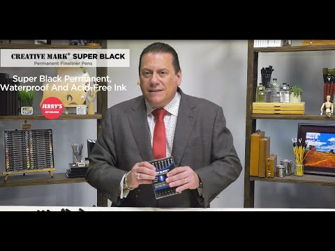 Super Black Fineliner Pen Sets Demo By Ira Goldstein