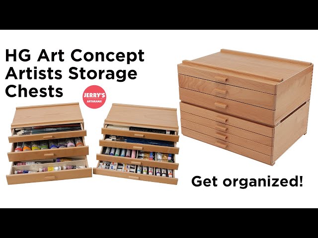 Artists Storage Chests keep your studio organized!
