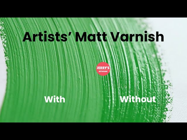 Artists’ Matt Varnish by Winsor & Newton