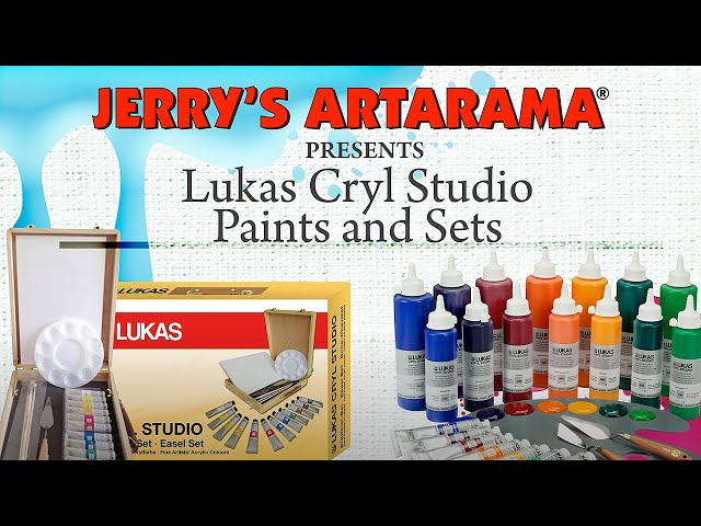 Lukas Cryl Studio Artist Acrylics - Medium Body Acrylics Product Demo