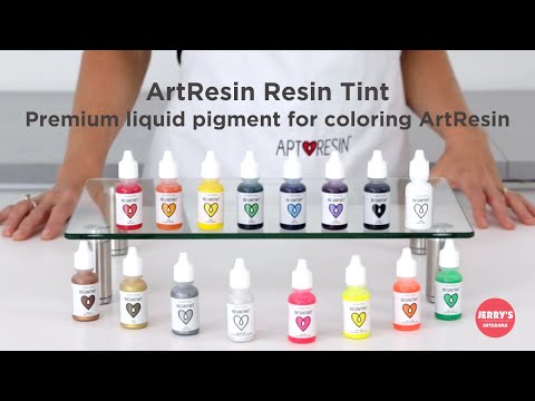 Learn how to color ArtResin Epoxy Resin with ResinTint