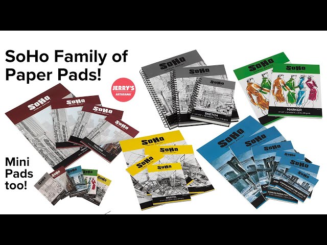 SoHo Art Paper Pad Line  - A Paper Pad for Every Need!