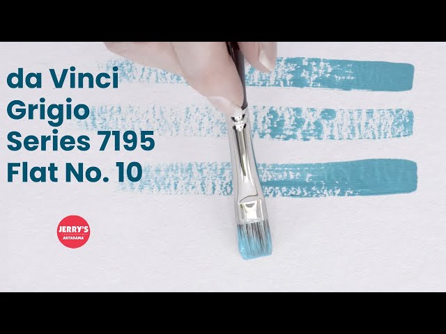 da Vinci Grigio New Wave Synthetic Flat Brush