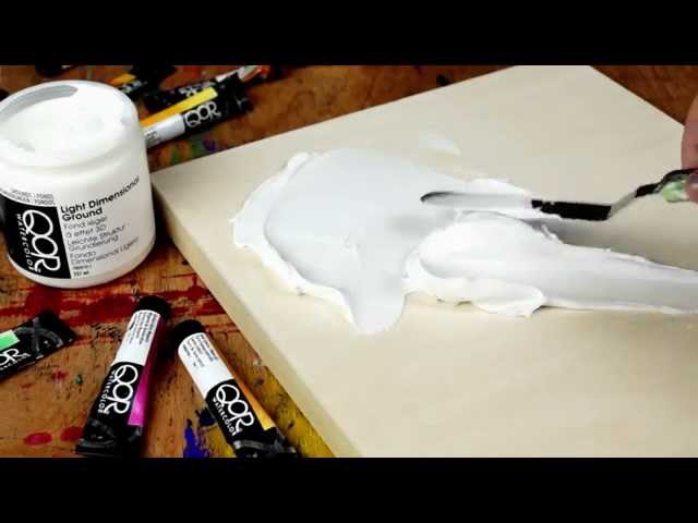 Light Dimensional Ground for QoR Watercolors