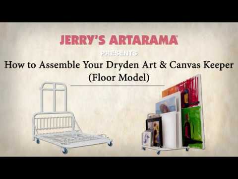 Assembly Instructions for the Dryden Art and Canvas Keeper - Large Floor Model