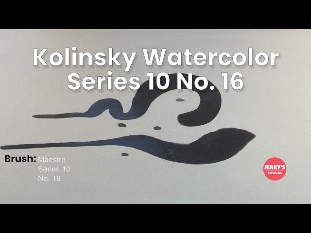See the Da Vinci Maestro Kolinsky Red Sable Watercolor Series 10 No.16 Brush features!