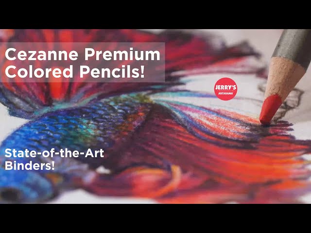 Cezanne Colored Pencil Super Set of 120, Pad and Sharpener