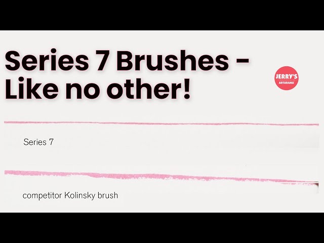Winsor & Newton Series 7 Brush tested!
