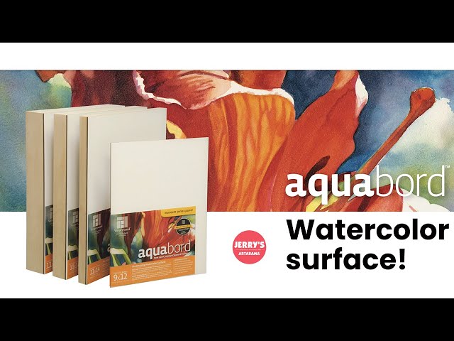 Museum Series Aquabord Panels - Great for watercolor, gouache, acrylic, and ink!