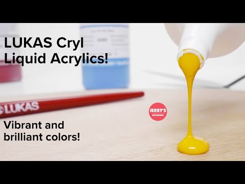 What's  a great liquid acrylic paint? LUKAS Cryl Liquid Acrylics