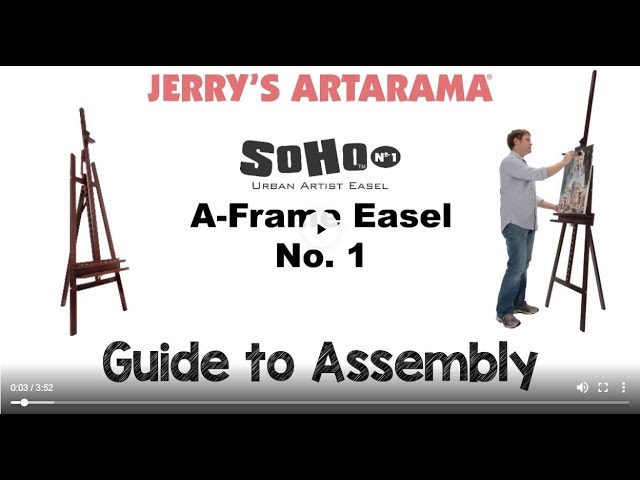 SoHo A-Frame Easel Assembly Instructions