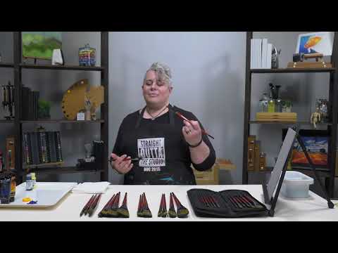 Staccato Long Handle Synthetic Brushes Product Demo 