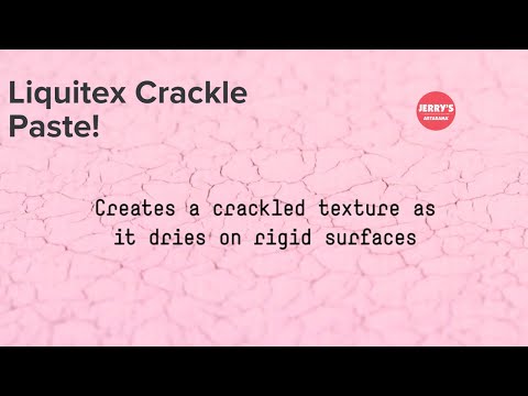 How to create a crackled texture | Liquitex Crackle Paste