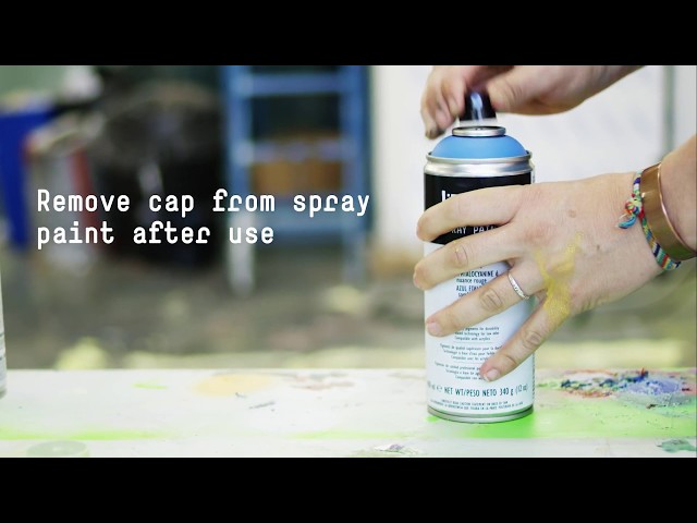 How to Clean Liquitex Spray Cans with Shara Hughes