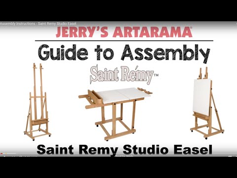 Assembly Instructions - Saint Remy Studio Easel