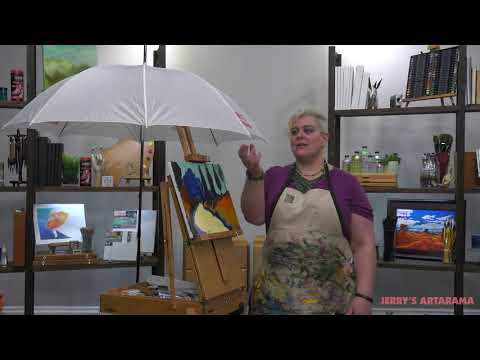 Deluxe Outdoor Adjustable Painting Umbrella By Jerry's - Product Demo