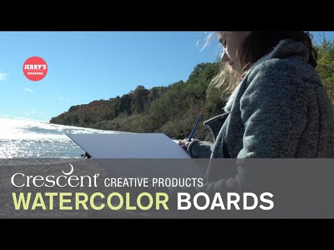 An alternative to regular watercolor paper - Crescent Watercolor Art Boards