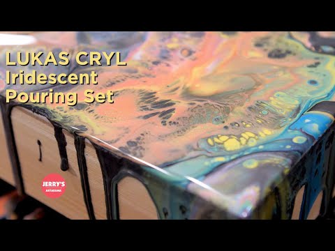 Watch LUKAS CRYL Iridescent Pouring Set - An Acrylic Pouring Set