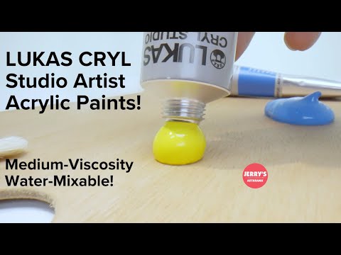 LUKAS CRYL Studio Artist Acrylics | Professional quality at reasonable cost!
