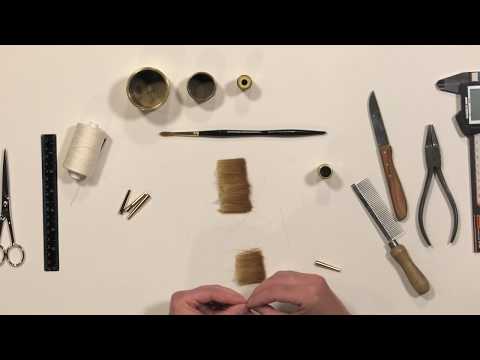 Daniel Zahn Brush Making Demo - New York Central Steinberg Superior Kolinsky Brushes