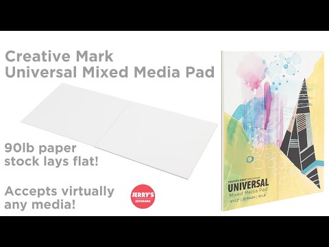 Creative Mark Universal Mixed Media Pads accept virtually any media!